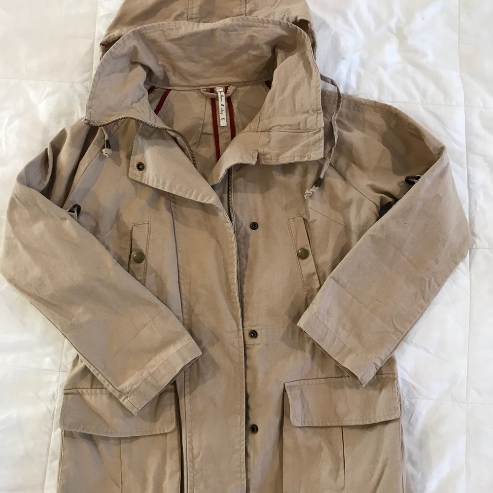 Tan cotton Adirondack style jacket